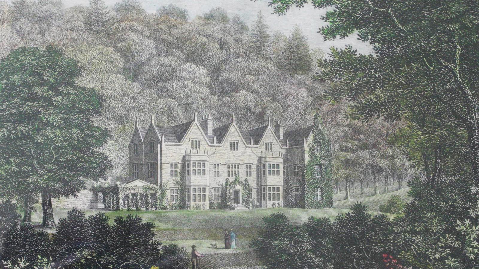 Engraving of Northcourt from 1864